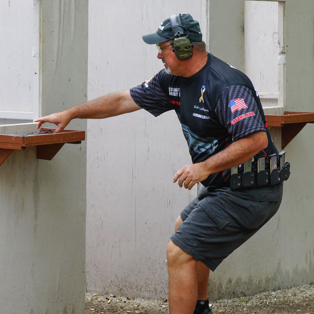 Rob Leatham from Team Safariland at the 2015 USPSA Single Stack Nationals