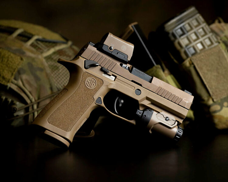 SIG Sauer P320 in service as the issued Sidearm Weapon System of the Australia Defence Force.