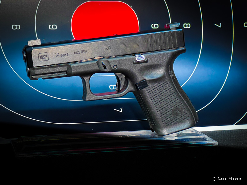 Glock 19 9mm handgun.