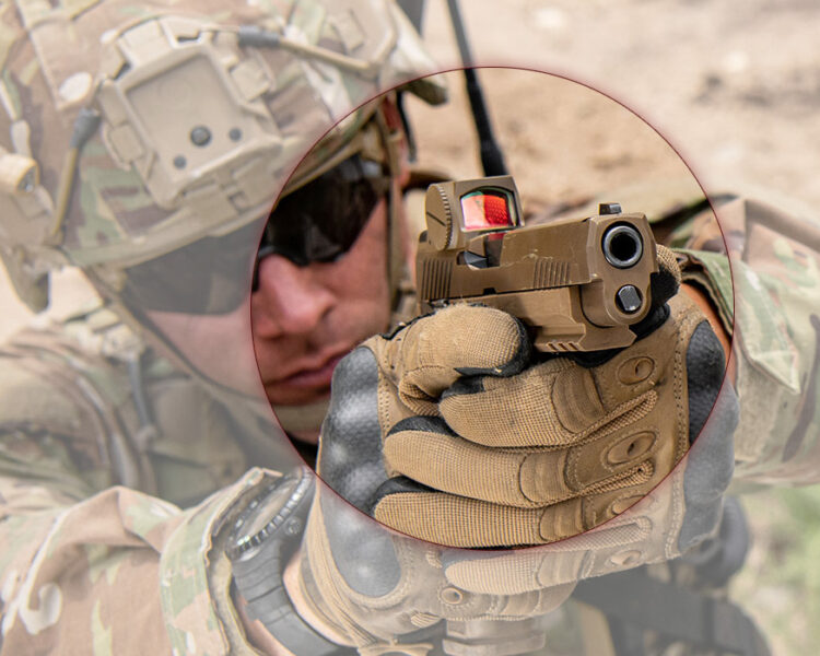 Romeo M-17 red dot sight on the range