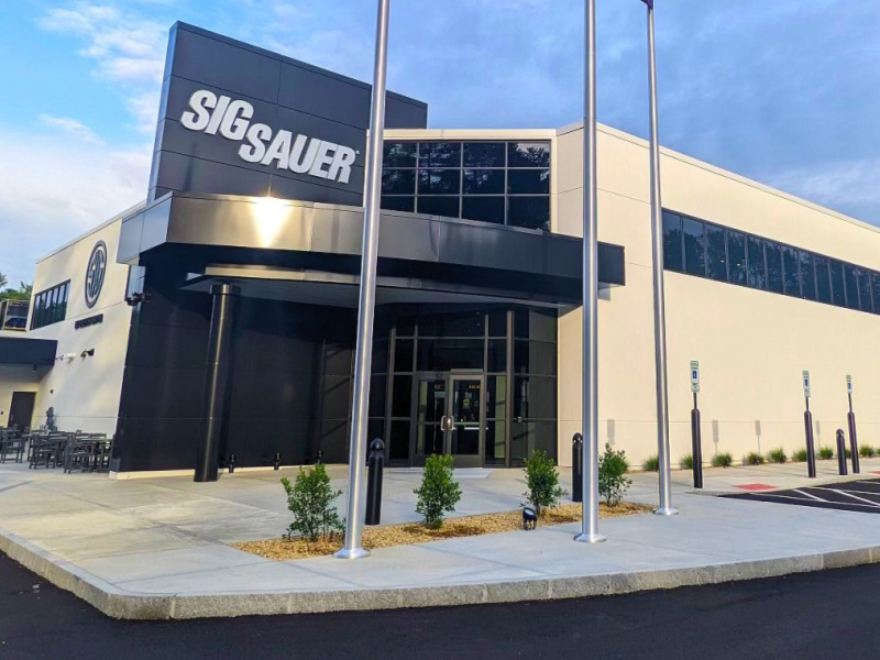 The SIG Sauer facility in New Hampshire.