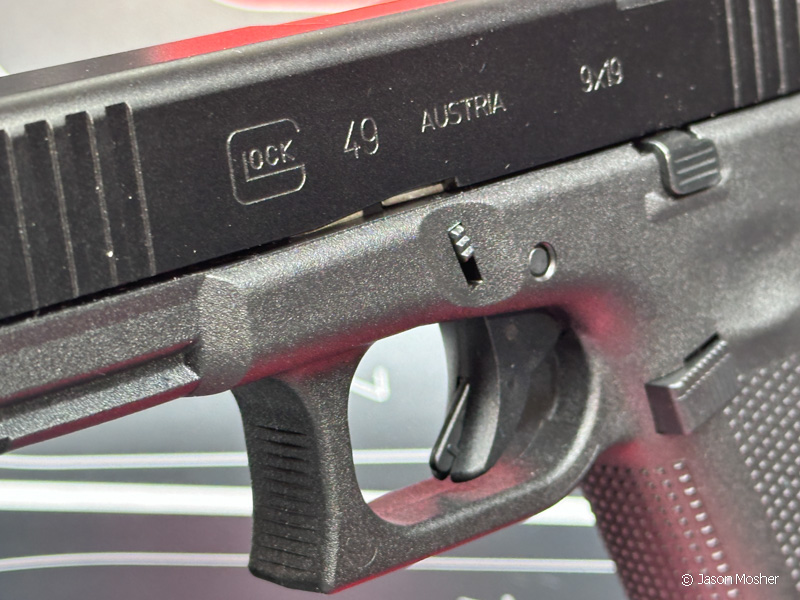 9mm Glock 49 handgun.