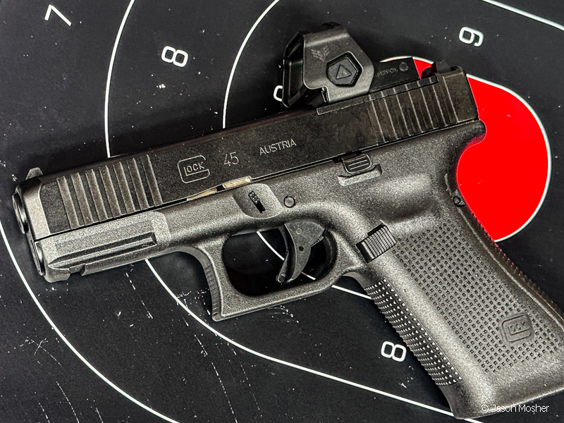 Glock 45 with Sentinel II micro reflex sight.