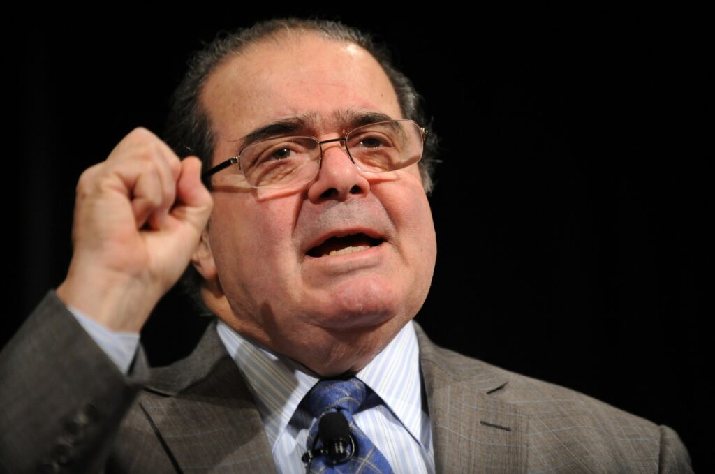 Former Supreme Court Justice Antonin Scalia