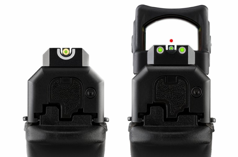 tritium iron sights