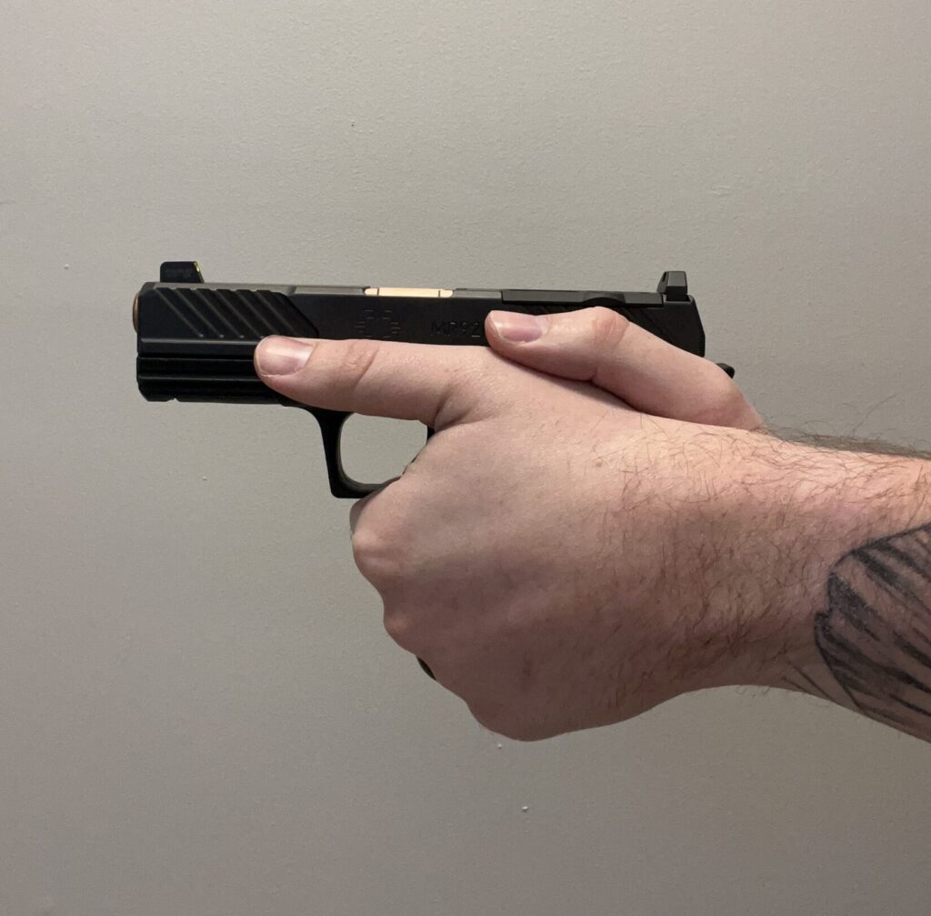 proper shooting grip - basic handgun safety