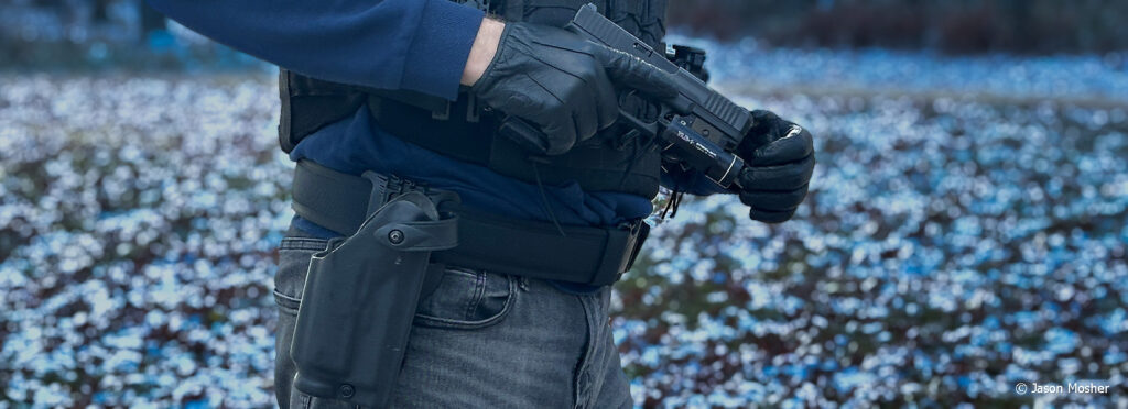 Safariland holster with forward cant