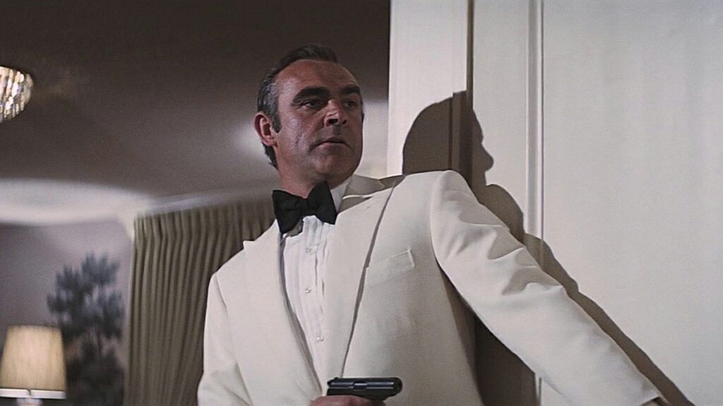 Sean Connery as James Bond with a Walther PPK