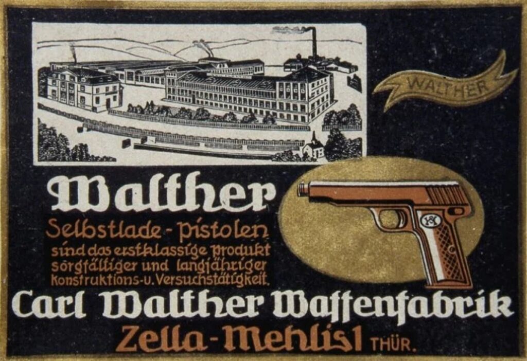 Early Walther advertisement