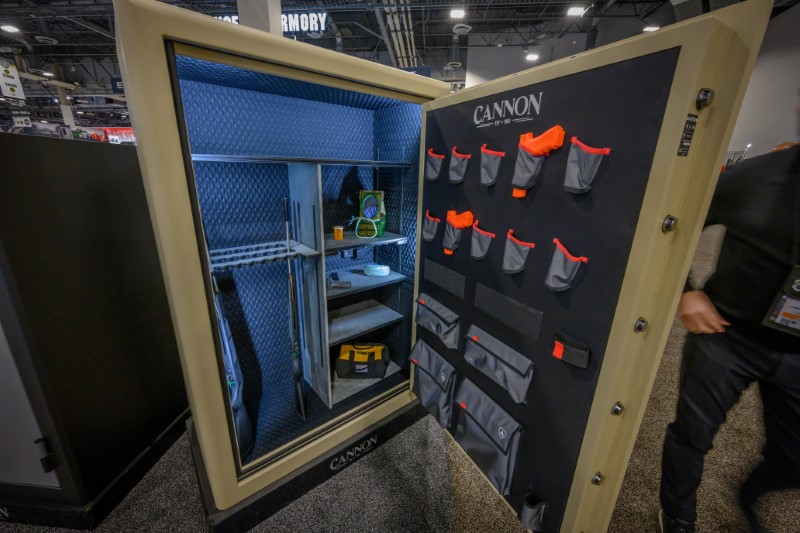 Cannon debuted their Courage line of gun safes at SHOT Show 2024 that add a touch of class to secure gun storage.