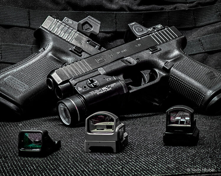 Glock Handguns with optics.