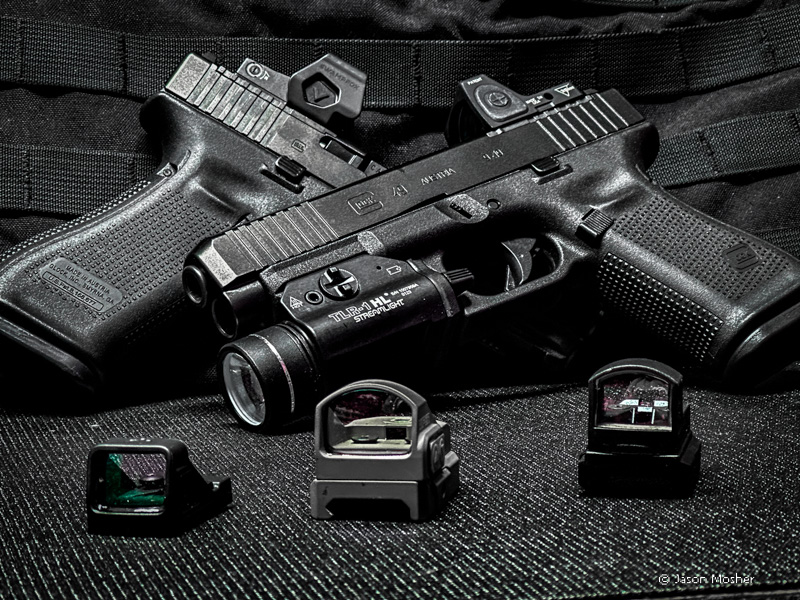 Glock Handguns with optics.