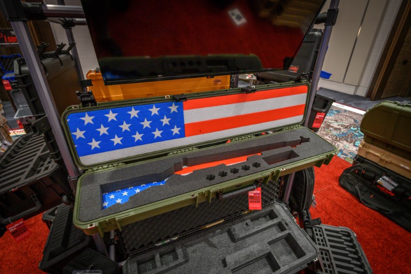 SKB had one of the coolest case foams we got to see in a rifle case on display at their booth during the show.