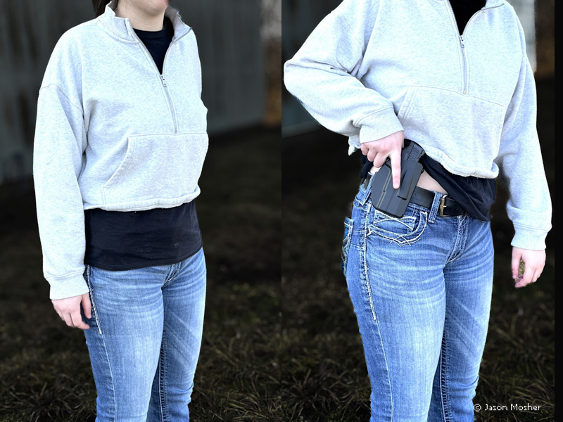 Concealed Carry Shorts - Nude Inner Thigh Holster