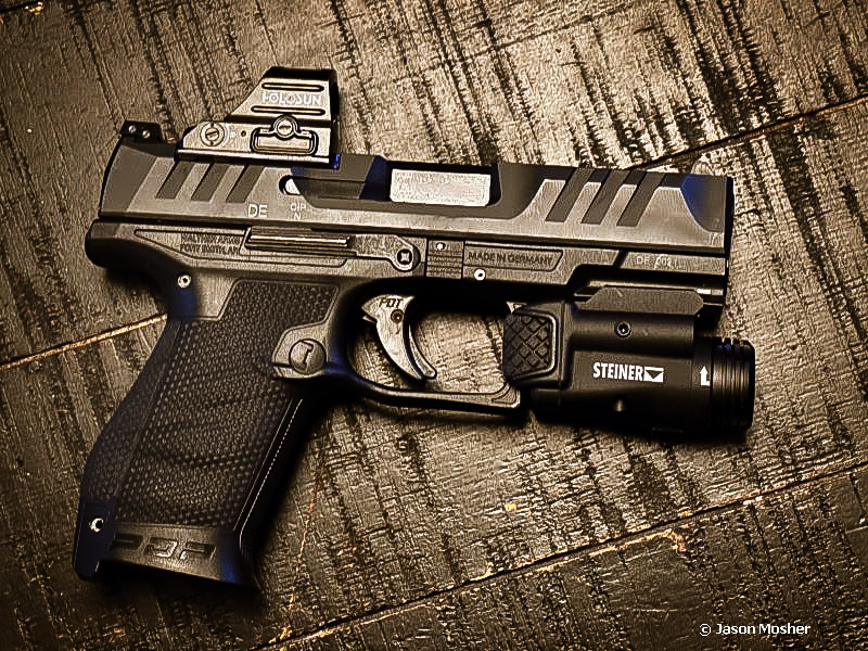 Steiner TOR Fusion light/laser on Walther PDP compact handgun