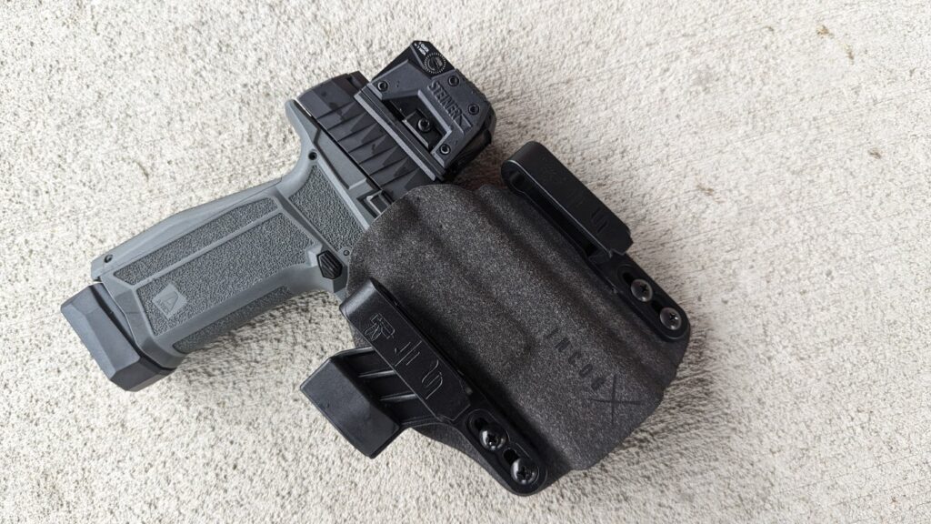  arex Delta gen 2 pistol in Safariland Incog X holster