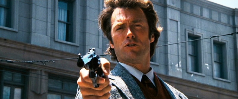 Clint Eastwood as "Dirty" Harry Callahan