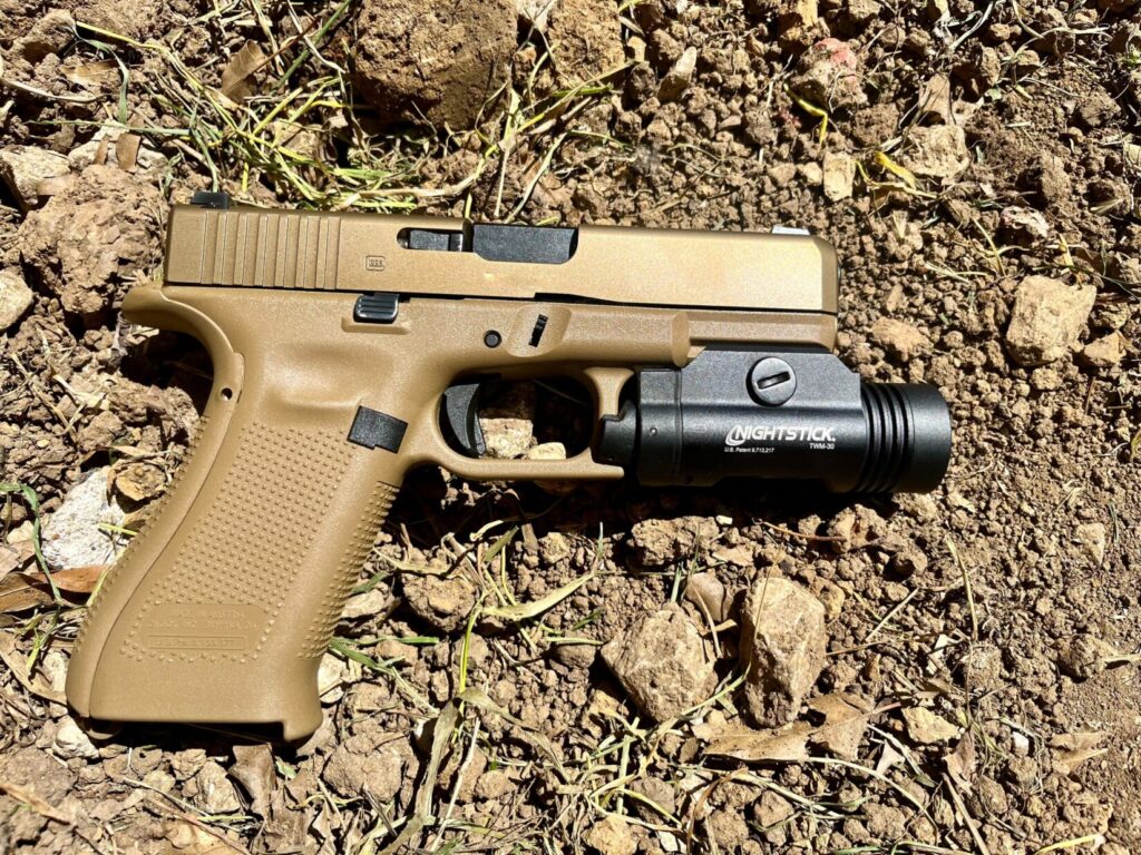 Glock 19X with Nightstick TWM-30 weaponlight