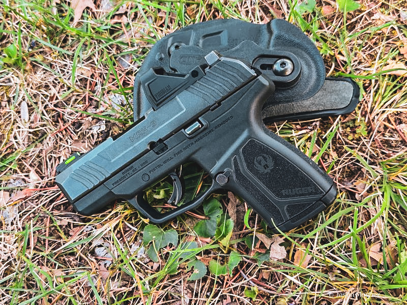 Viridian RFX II green dot on Ruger Max-9 with Safariland Species holster