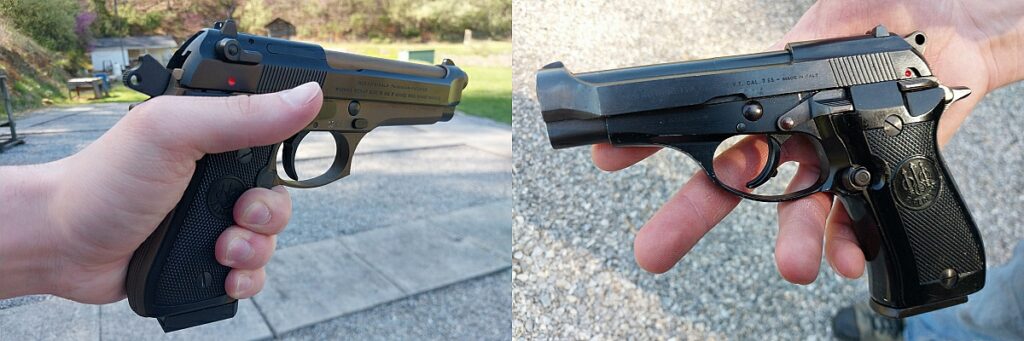 Single Action/Double Action Beretta pistols