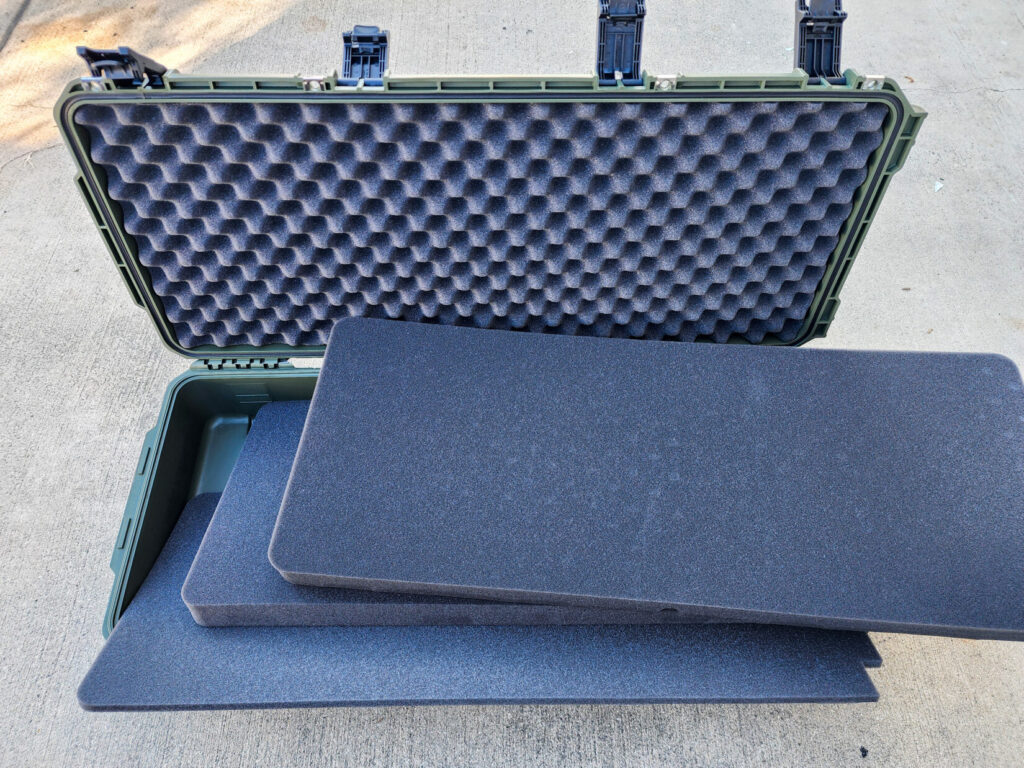 SKB Series 3614-6 AR-15 Case foam layers for customization