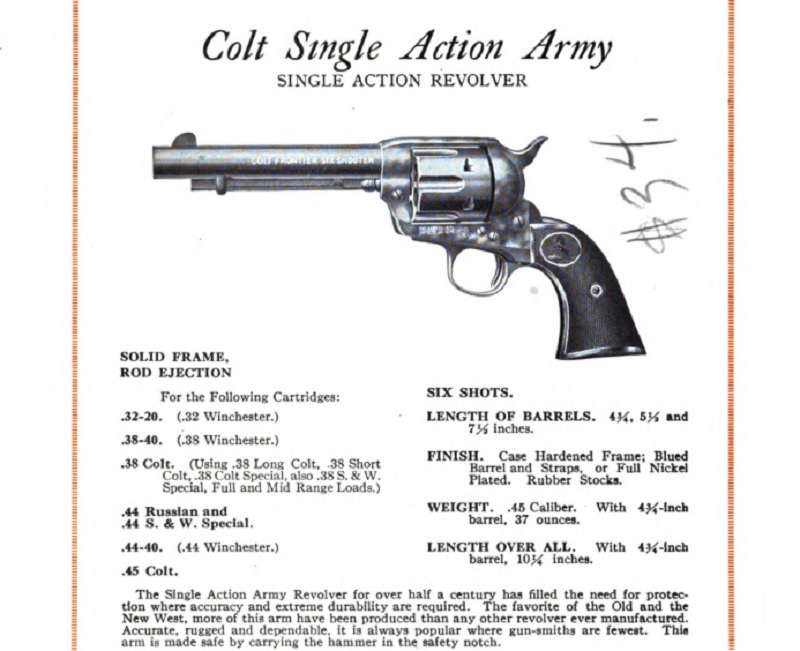 colt advertisement 1923
