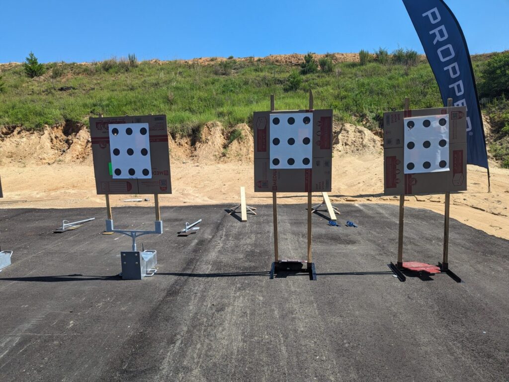 Targets at range