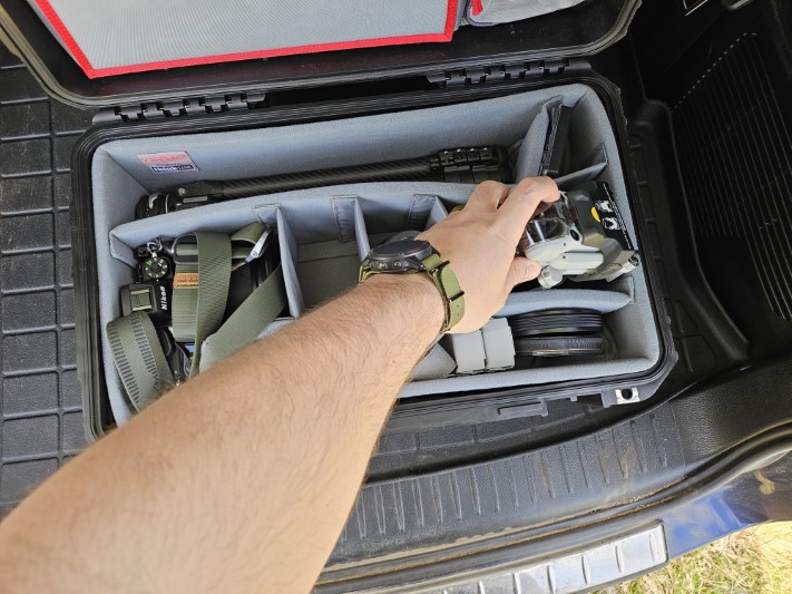 Having the SKB camera case in your vehicle allows you to take the items you need when the opportunity presents.