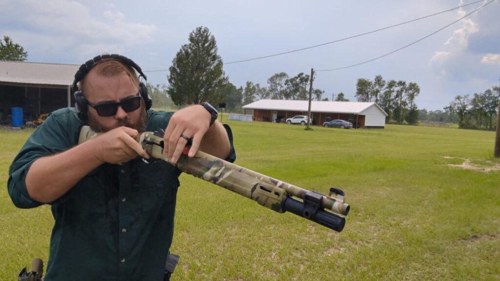 Port loading shotgun
