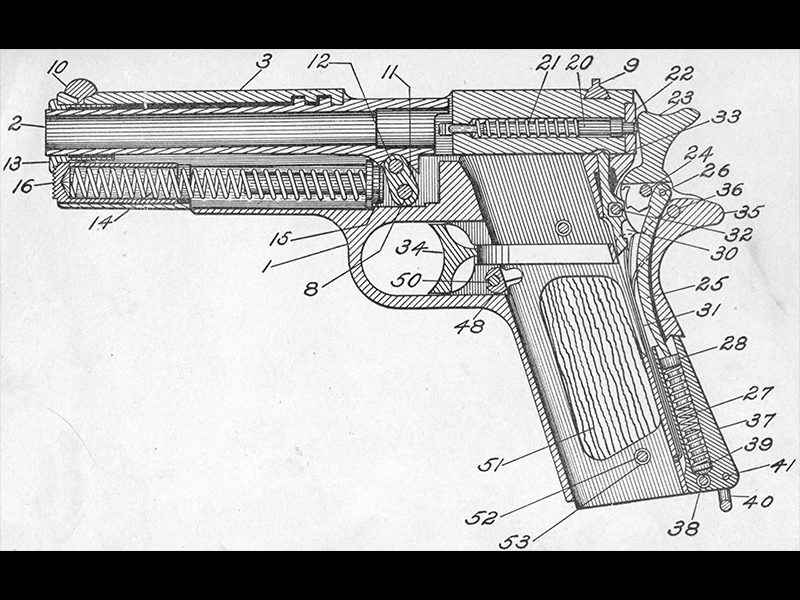 1911 blueprint (U.S. Army)