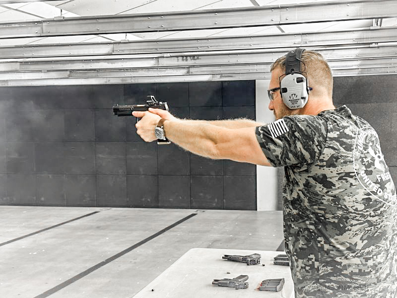 Shooting at the indoor range at the Vortex facility in Wisconsin