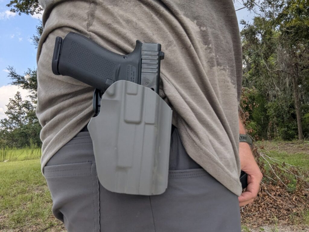 gun in gls Safariland holster