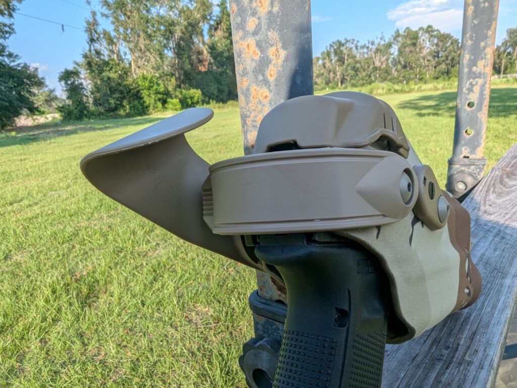 retention devices on Safariland holster