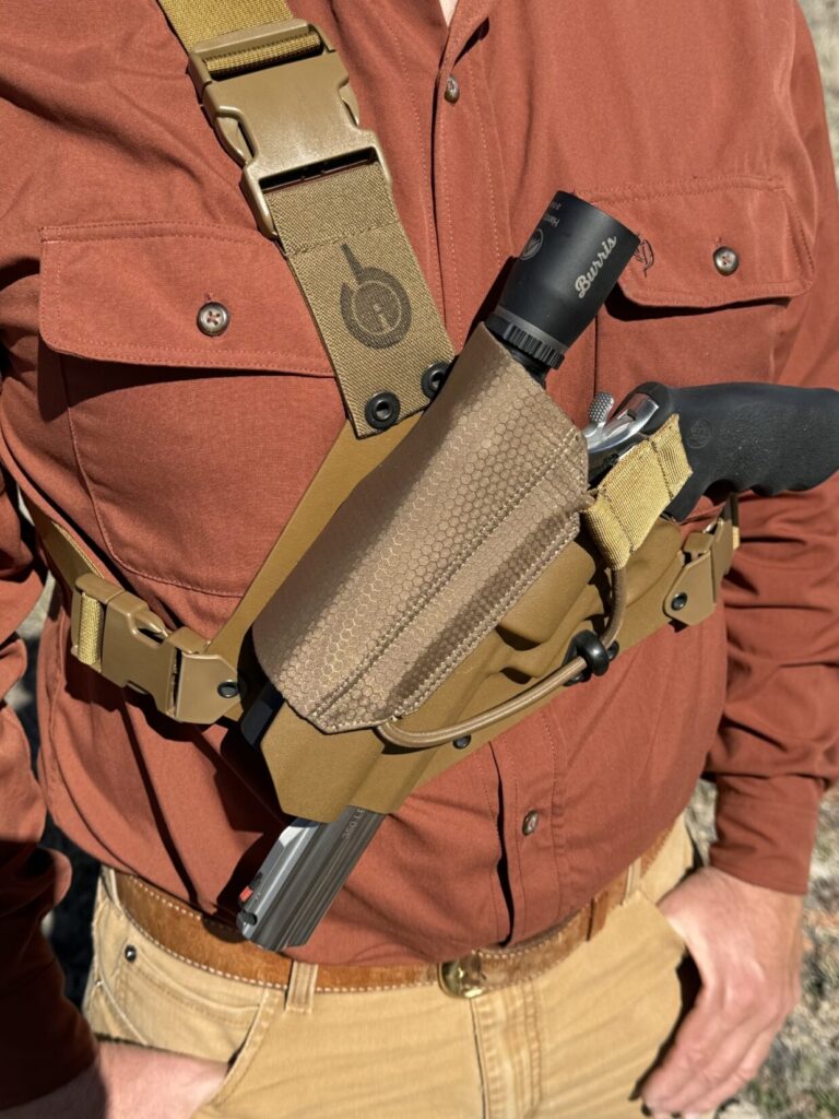 Gunfighters Inc chest rig with Scoped S&W 350