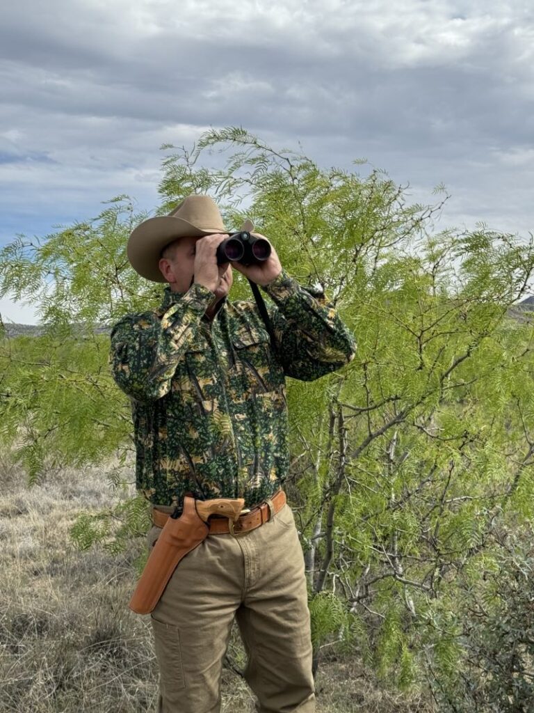 Bianchi's Cyclone is perfect for wearing a long-barreled handgun in the field.