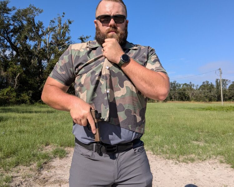 Pull up on gun