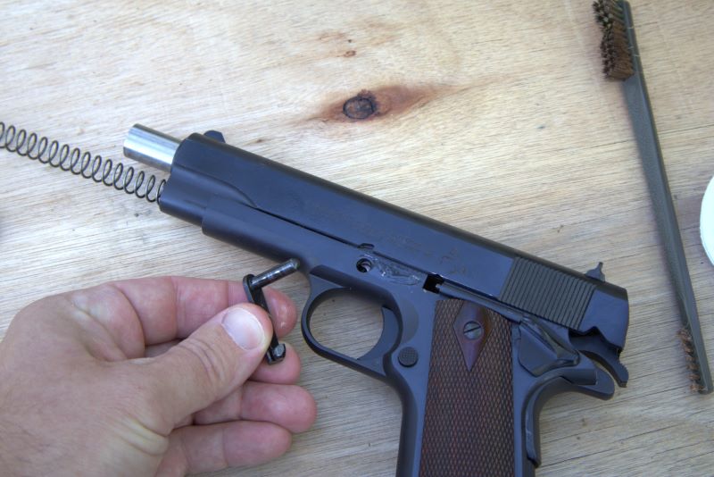 1911 slide release disassembly