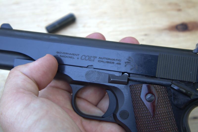 1911 slide release reassembly