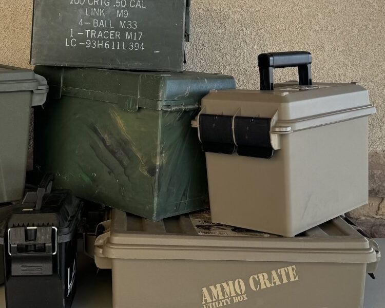 ammo cans for long-term ammunition storage