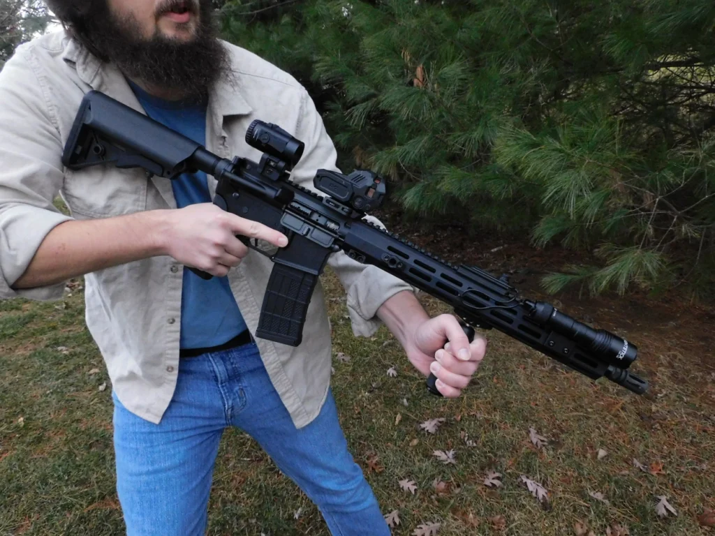 Man with an AR-15