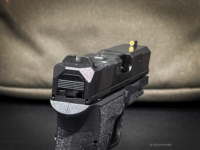 Black Rain Frontline handgun.