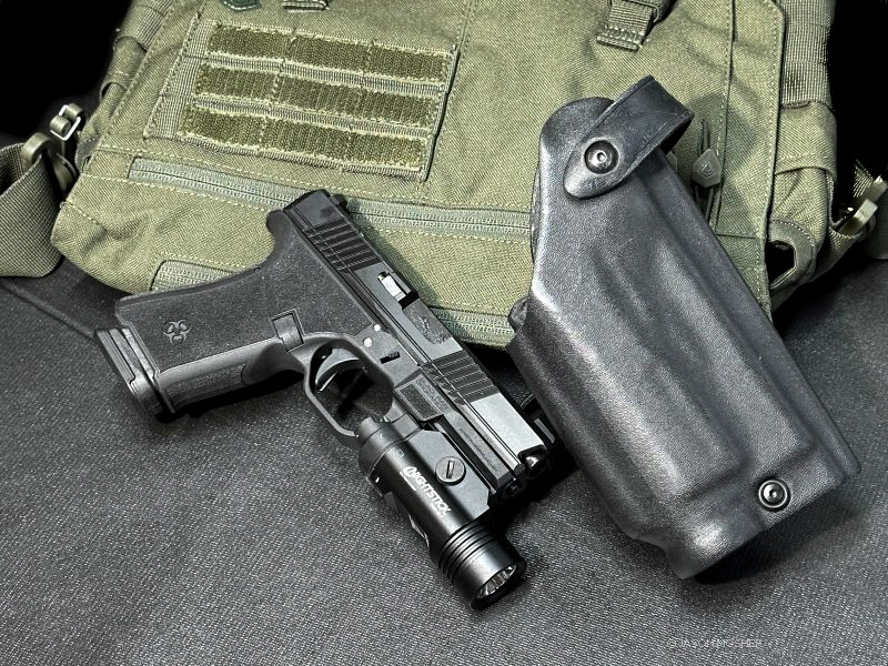 Black Rain Frontline handgun.