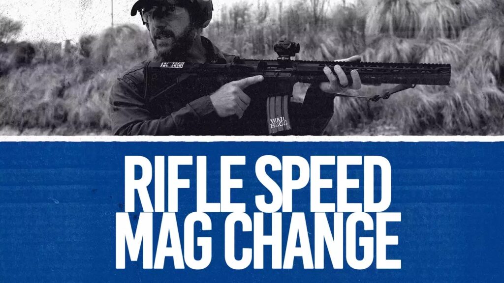 Picture of a link for Rick Hogg of War HOGG Tactical conducting a speed magazine change