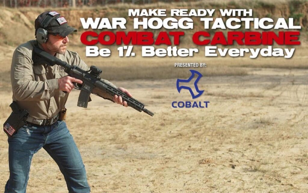 Cover Art for the combat carbine instructional video by War HOGG Tactical