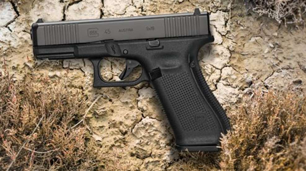 One of the first G45s built; image from the press release announcing the (then) new Glock. 