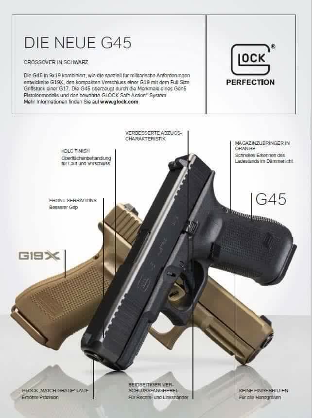 News of the pending release of the G45 came in a news leak that appears to have first been covered in RECOIL Magazine's online side, RECOILweb.com. 