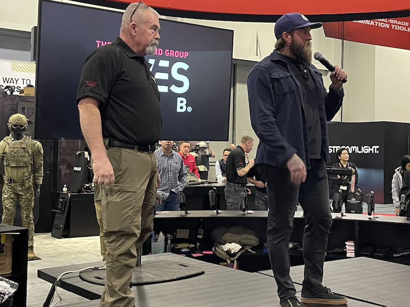 Former Fayetteville Police Officer Blake Cook shares his SAVES story at SHOT Show 2025