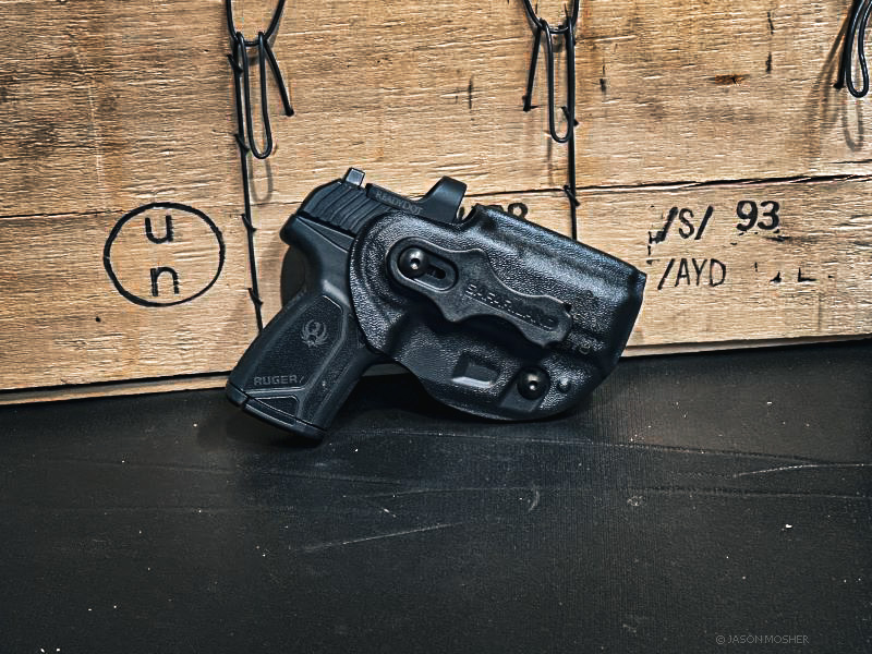 Safariland Species holster with optic-mounted Ruger Max 9