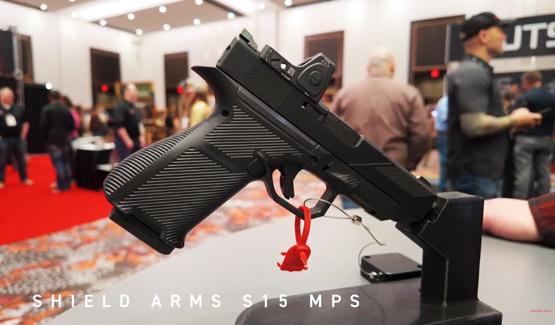 The Shield Arms S15 MPS is just one of scores of different pistol models on display at the 2025 NSSF SHOT Show. 