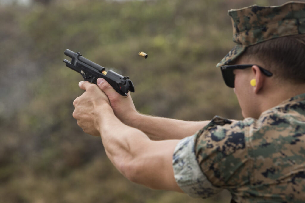 Marine shooting M9